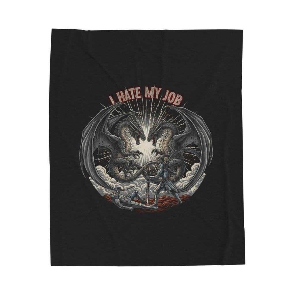 I Hate My Job - Blanket | Velveteen Plush